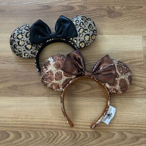 Disney Minnie Mouse Leopard and Giraffe Headband Set